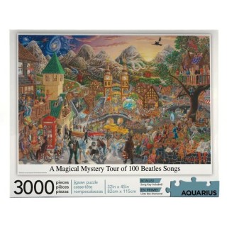 AQUARIUS Puzzle 3000 pieces A Magical Mystery Tour of 100 Beatles Song