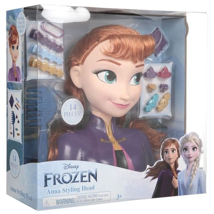 DISNEY FROZEN - Tete a coiffer Princesse Anna - La Reine des Neiges II