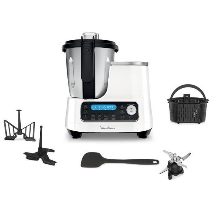MOULINEX HF452110 Clickchef Robot cuiseur multifonction, Capacité uti