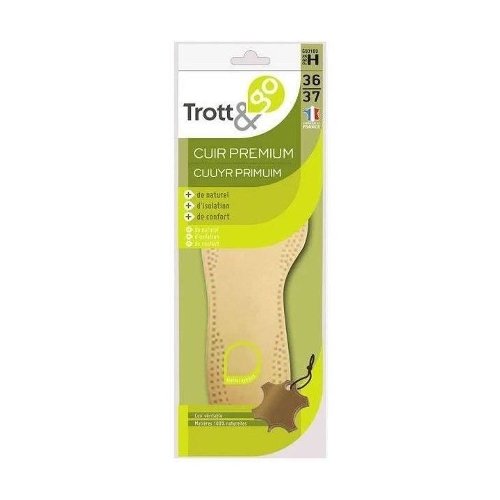 TROTT & GO Semelles cuir premium