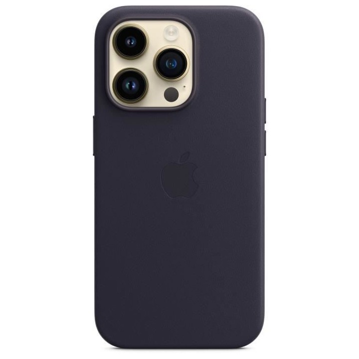 APPLE Coque en cuir pour iPhone 14 Pro avec MagSafe - Encre