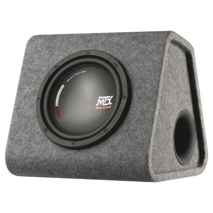 MTX RTP8 Caisson de grave amplifié voiture Classe-D reflex 20cm 120W