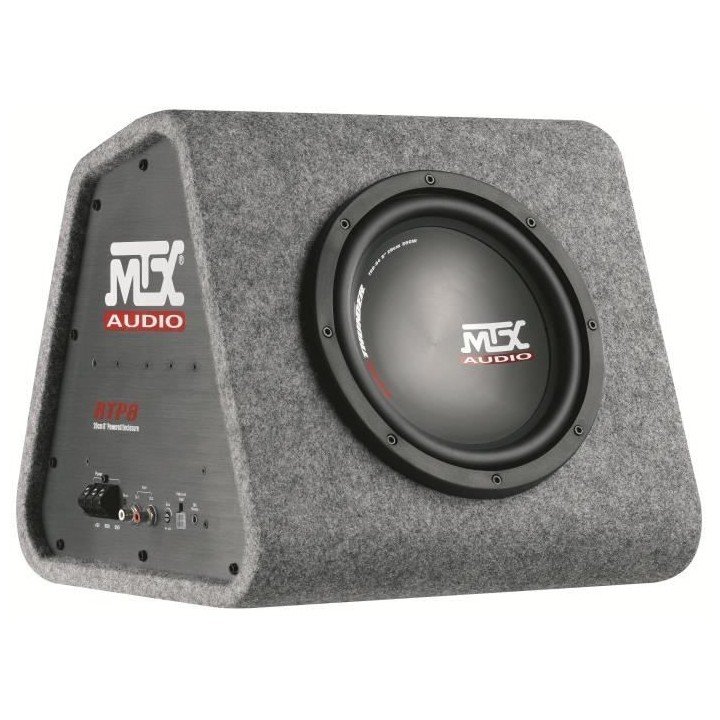 MTX RTP8 Caisson de grave amplifié voiture Classe-D reflex 20cm 120W