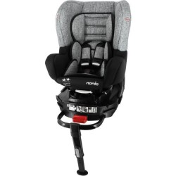 Nania Siege auto isofix pivotant Revo groupe 0/1 (0-18kg) - jambe de force  Gris argent