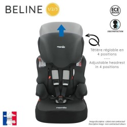 Nania Siege auto BELINE groupe 1/2/3 (9-36kg) - Tiger