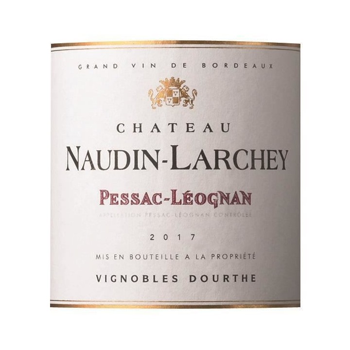 Naudin Larchey 2017 Pessac Léognan - Vin rouge de Bordeaux