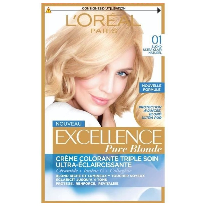 Coloration permanence Excellence L'OREAL PARIS - Blond Ultra Clair Nat