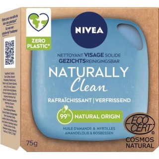 NIVEA Naturally Clean Pain Dermato Rafraichissant - 75 g