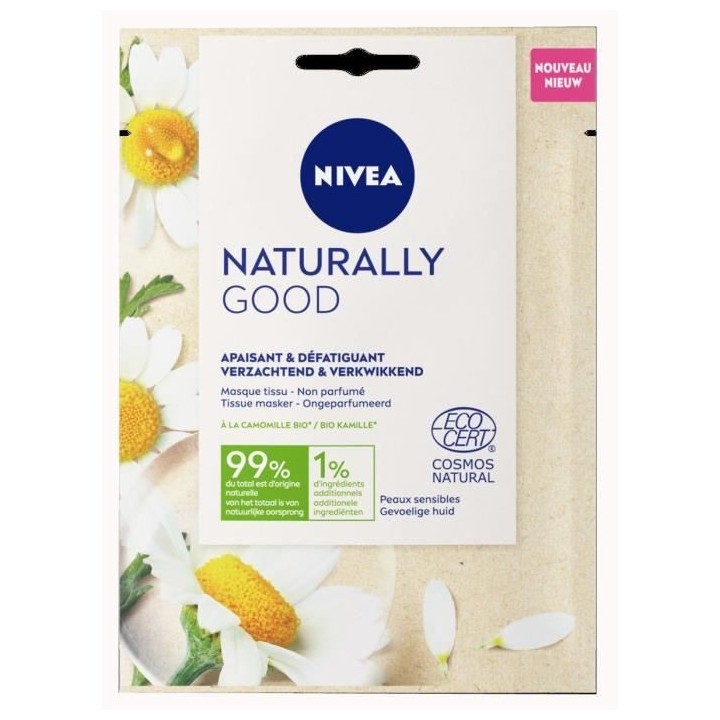 NIVEA Naturally Good Masque Tissu Camomille