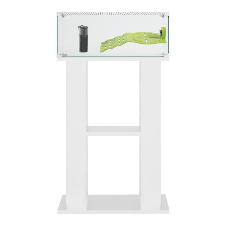 ZOLUX Meuble pour aquarium Karapas - L 50 x p 25 x h 72 cm - Blanc
