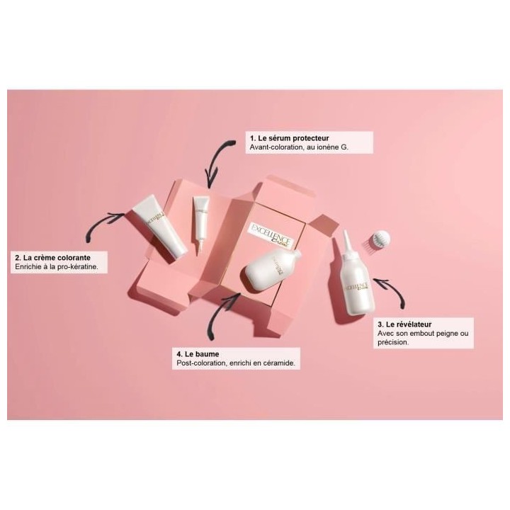 Coloration permanence Excellence L'OREAL PARIS - Blond Ultra Clair Nat