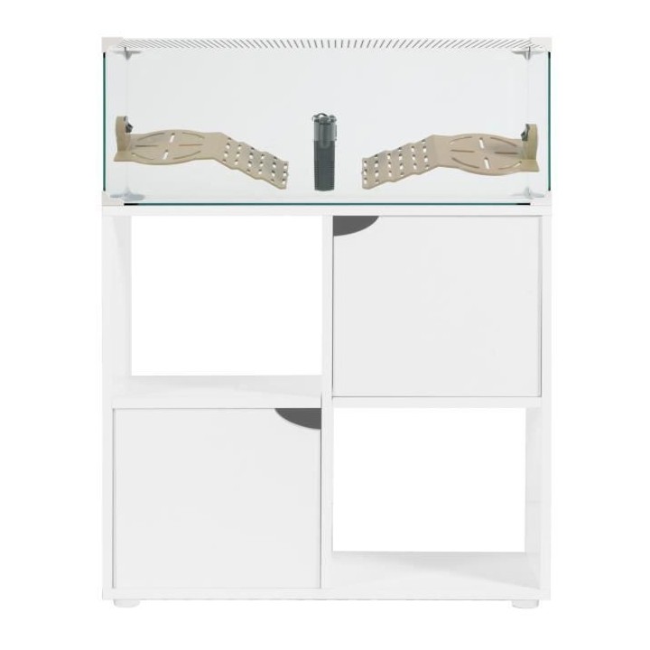 ZOLUX Meuble pour aquarium terrarium Karapas - L 80 x p 35 x h 72 cm -