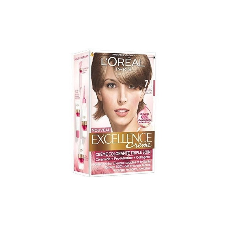 Creme Coloration Excellence L'OREAL PARIS - Blond Cendré 7.1