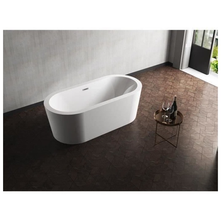 OCEANIC Baignoire ilot Islã - L.170 x I.80 x H.58 cm - En acrylique -