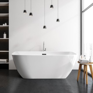 OCEANIC Baignoire ilot Stellã - L.160 x I.75 x H.60 cm - En acrylique