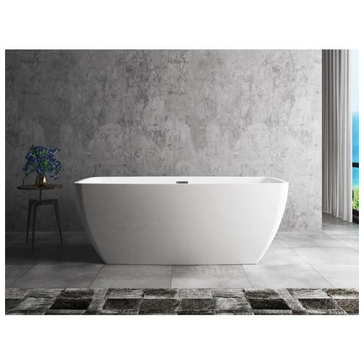 OCEANIC Baignoire ilot Stellã - L.160 x I.75 x H.60 cm - En acrylique