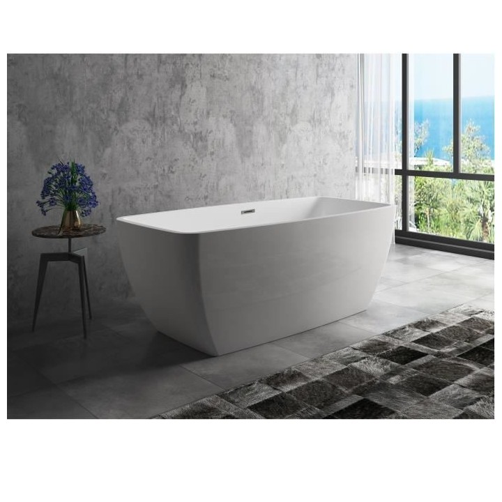 OCEANIC Baignoire ilot Stellã - L.160 x I.75 x H.60 cm - En acrylique