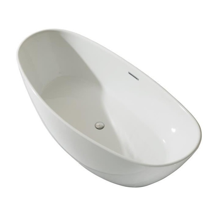 OCEANIC Baignoire ilot Rosã - L.177 x I.83 x H.58 cm - En acrylique -