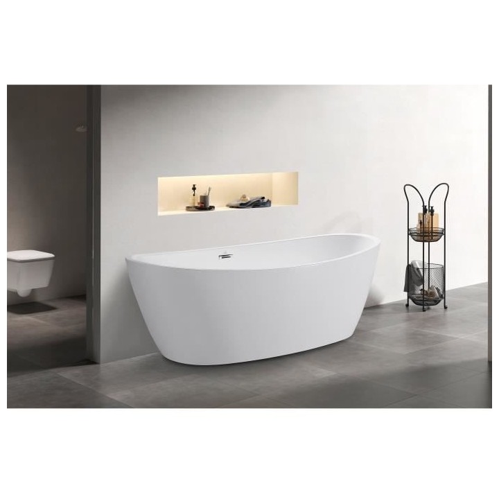 OCEANIC Baignoire ilot Rosã - L.177 x I.83 x H.58 cm - En acrylique -