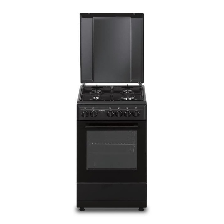 Cuisiniere gaz OCEANIC OCEACG50GB - 4 feux - L49,8 xP61 xH 86 cm - Noi