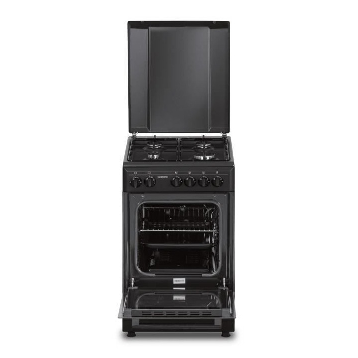 Cuisiniere gaz OCEANIC OCEACG50GB - 4 feux - L49,8 xP61 xH 86 cm - Noi
