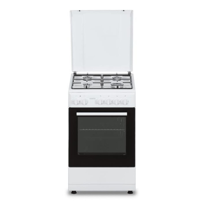 Cuisiniere gaz OCEANIC OCEACG50GW - 4 feux - L49,8 xP61 xH 86 cm - Bla
