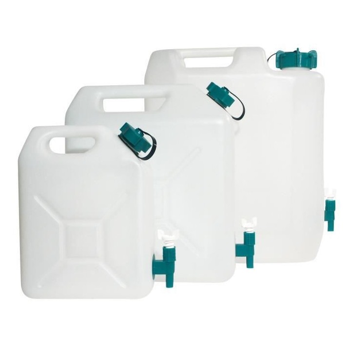 Jerrycan extra-fort avec robinet eau propre 5 litres