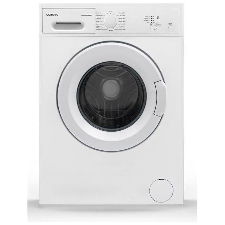 Lave-linge hublot OCEANIC OCEALL610DDW1 - 6 kg - Largeur 59,7 cm - 100