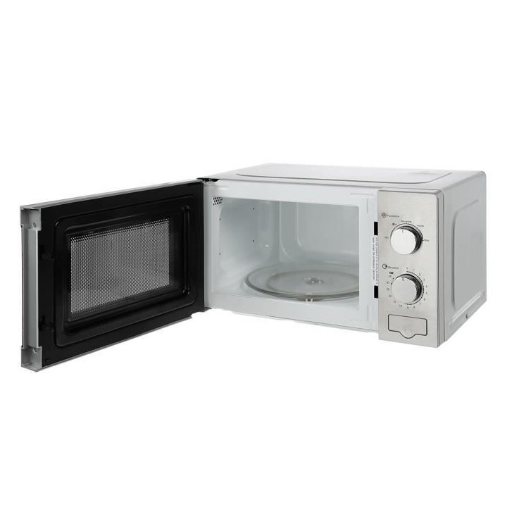 Micro-ondes monfonction OCEANIC MO20S Silver L45x H24 x P32,1 cm 20L