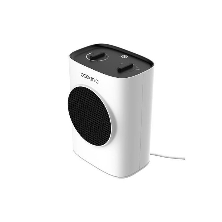 Radiateur mobile soufflant céramique 1800W OCEANIC - 2 puissances - F