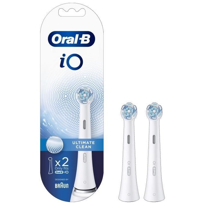 Oral-B iO Ultimate Clean Brossettes de Rechange, Brosse a Dents Élect