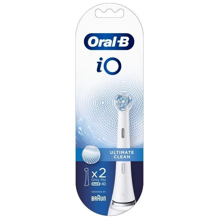 Oral-B iO Ultimate Clean Brossettes de Rechange, Brosse a Dents Élect