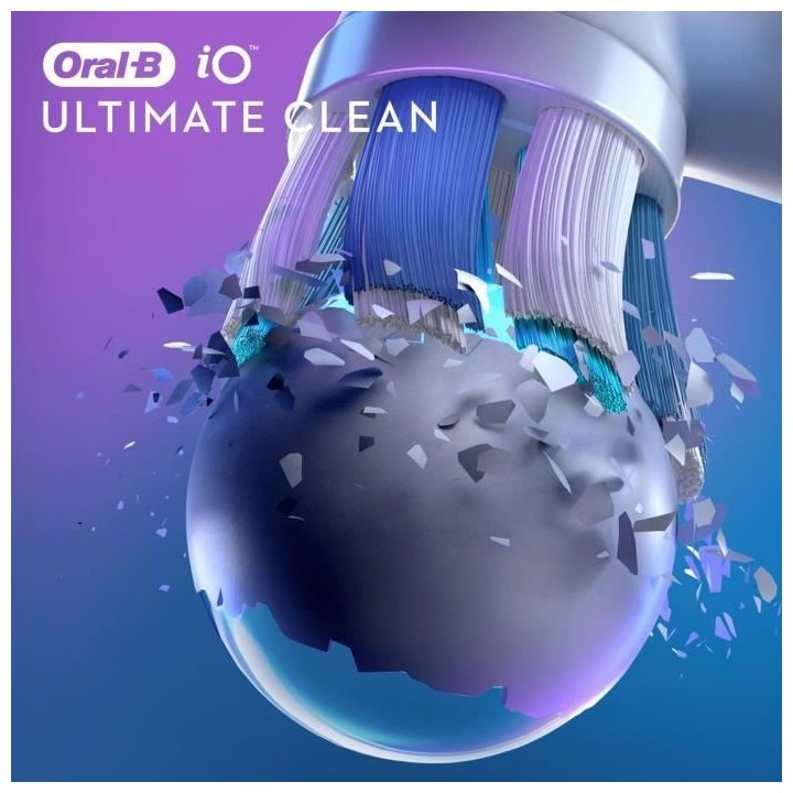 Oral-B iO Ultimate Clean Brossettes de Rechange, Brosse a Dents Élect