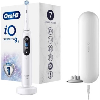 Brosse a Dents Électrique Oral-B iO Série 9s - Blanche - Rechargeabl