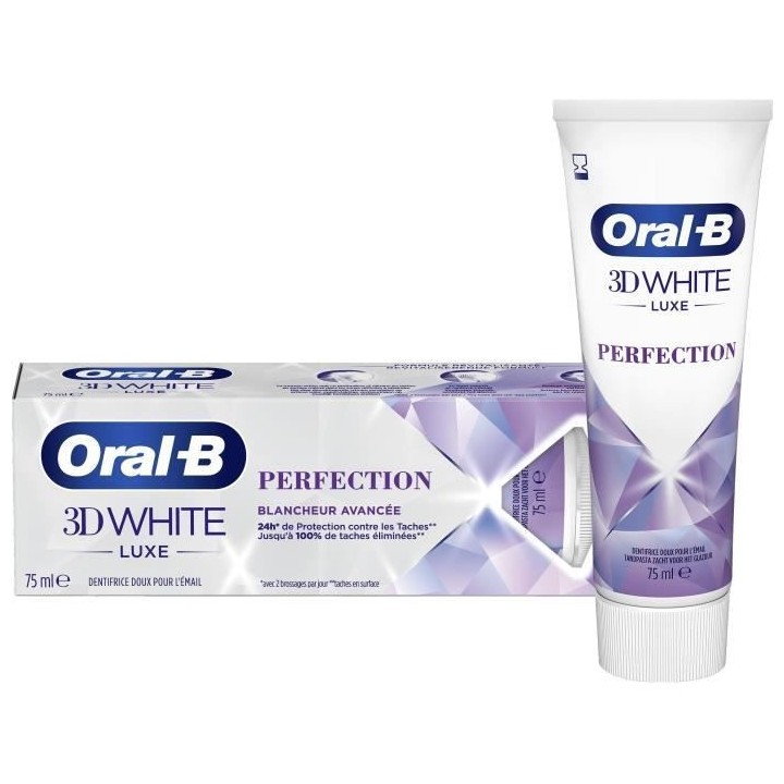 Oral-B Dentifrice Blancheur 3D White Luxe Perfection 75ml