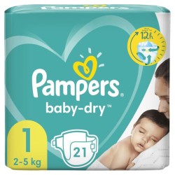 PAMPERS Baby-Dry Taille 1 -...