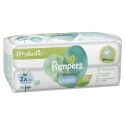 PAMPERS Harmonie Aqua - 96 Lingettes