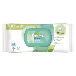 PAMPERS Harmonie Aqua - 48 Lingettes pour Bébé