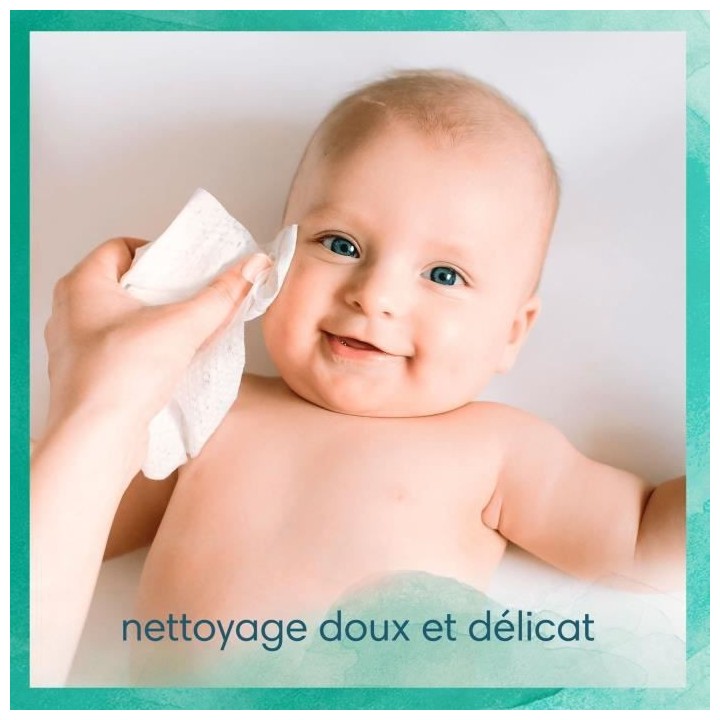 PAMPERS Harmonie Aqua - 48 Lingettes pour Bébé