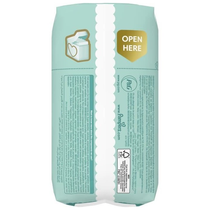 PAMPERS Premium Protection Taille 0 - 22 Couches