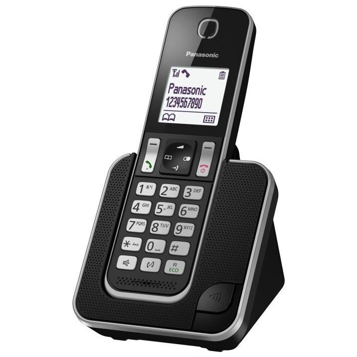 PANASONIC KX-TGD310FR - Téléphone numérique sans fil Noir