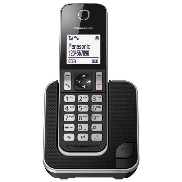 PANASONIC KX-TGD310FR - Téléphone numérique sans fil Noir
