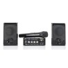 PARTY LIGHT&SOUND PARTY-KA100 - Kit karaoké : 1 amplificateur 2x50W, 2 enceintes, 1 micro - 76dB - Bluetooth, USB