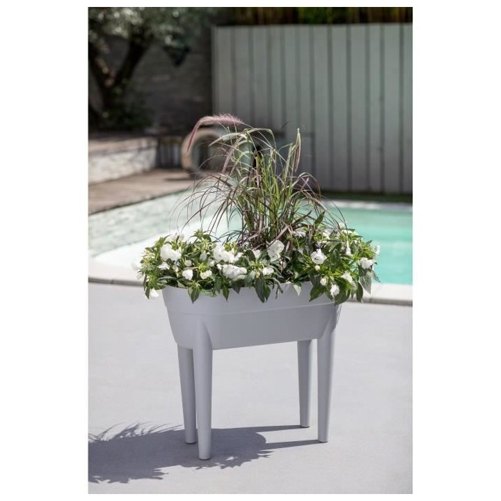 EDA Jardiniere haute Cancun - Gris béton
