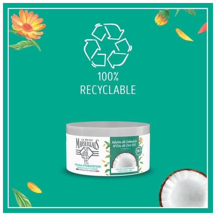 [Lot de 6] LE PETIT MARSEILLAIS Masque Hydratation intense - Infusion