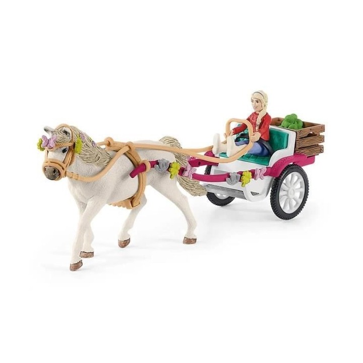 SCHLEICH - Promenade en caleche au Café des cavaliers - 72158 - Gamme