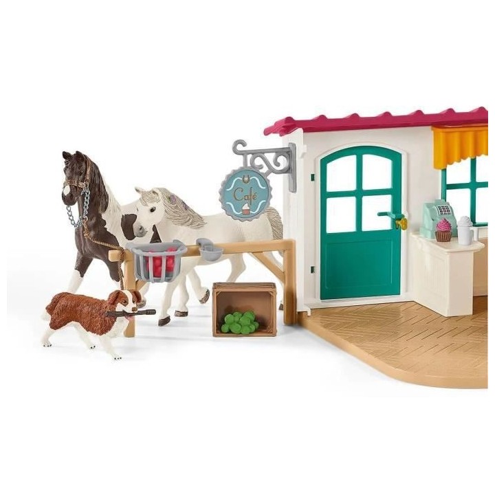 SCHLEICH - Promenade en caleche au Café des cavaliers - 72158 - Gamme