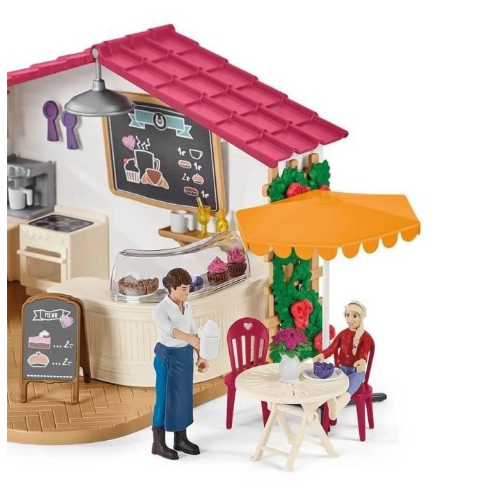SCHLEICH - Promenade en caleche au Café des cavaliers - 72158 - Gamme