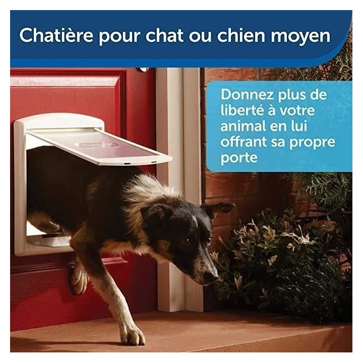 PetSafe - Porte pour Chien/Chat Originale Staywell, 2 voies d'acces en
