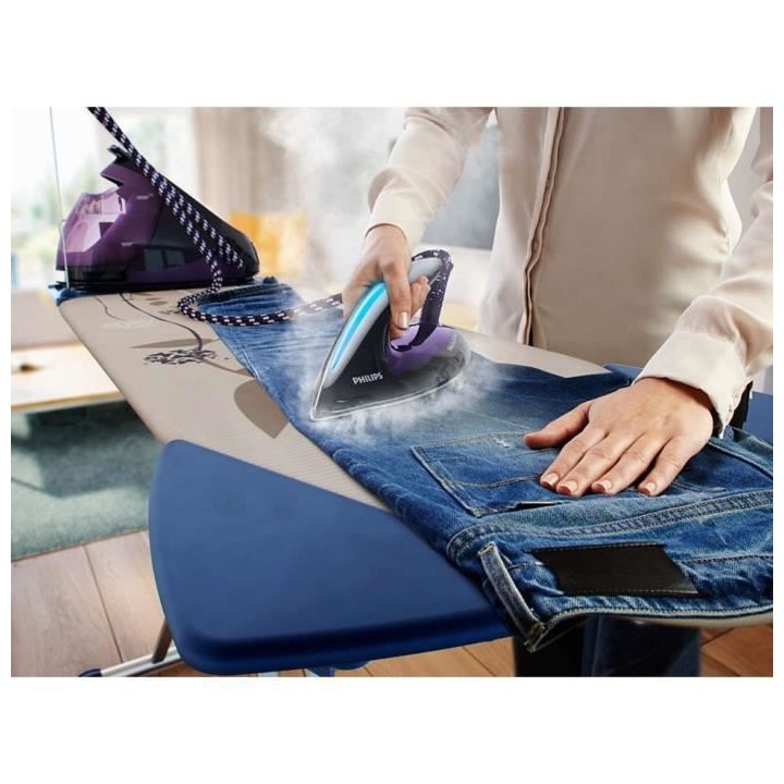 PHILIPS Centrale Vapeur GC9650/80, 7,5 bars, Pressing jusqu'a 500 g/mi